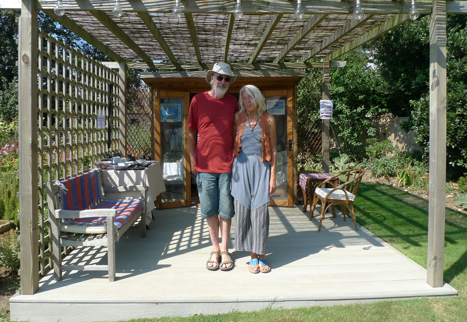 Sunday August 27th (2017) Ceramics in the summer House. width=