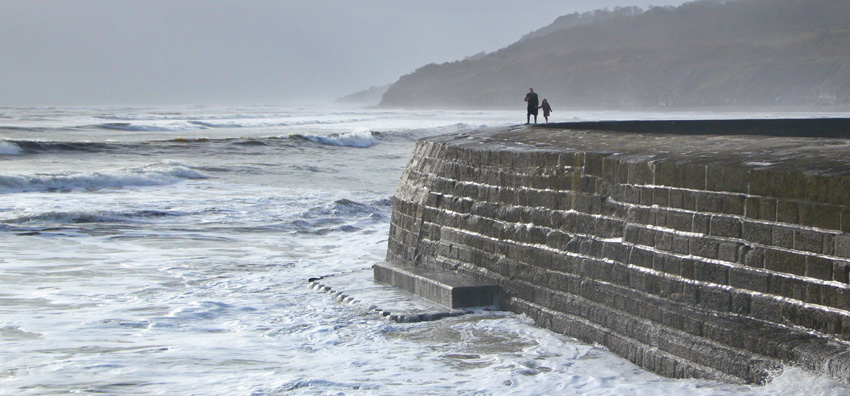 Saturday February 10th (2007) The Cobb, Lyme Regis width=
