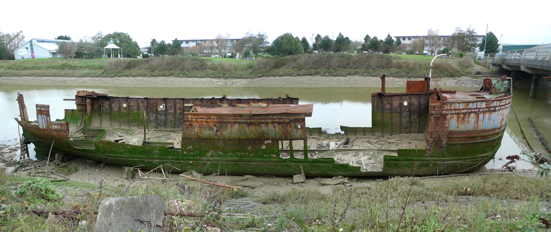 Thursday November 19th (2020) Wreck on the Ouse (Three photo joiner) width=