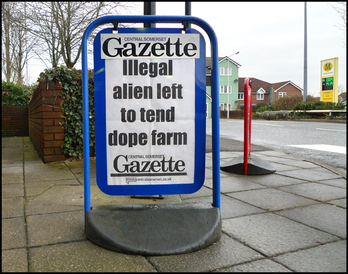 Monday February 13th (2012) Only in Glastonbury width=