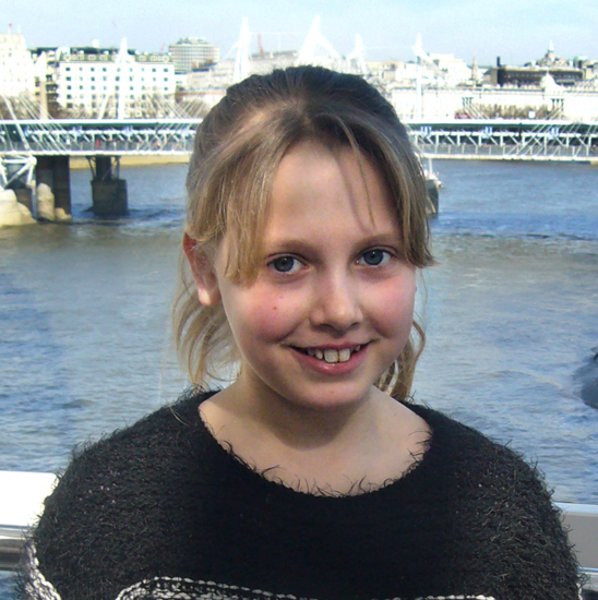Sunday March 8th (2015) Becky on the London Eye. width=