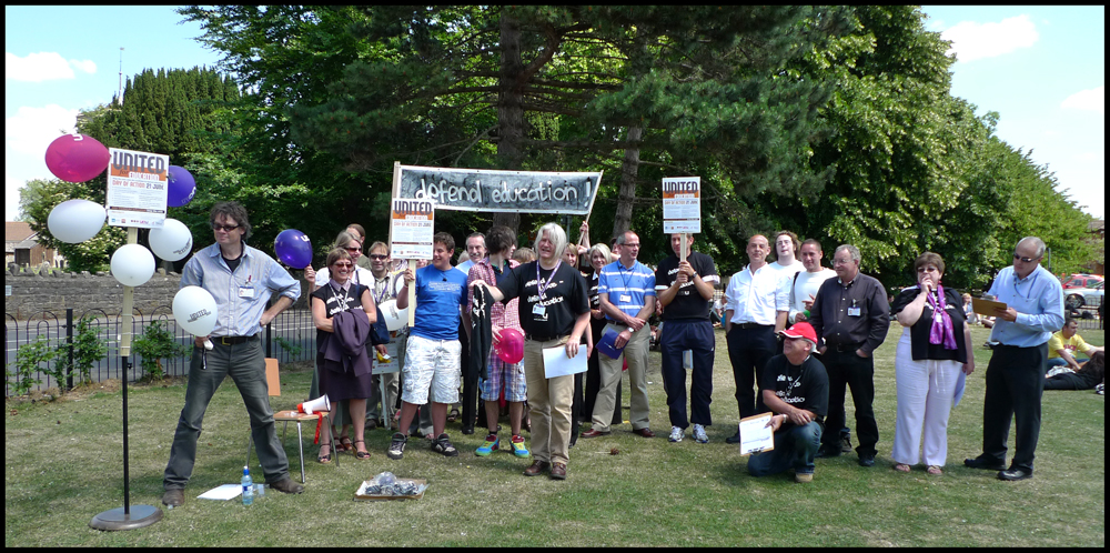 Monday June 21st (2010) Defend Jobs Defend Education width=