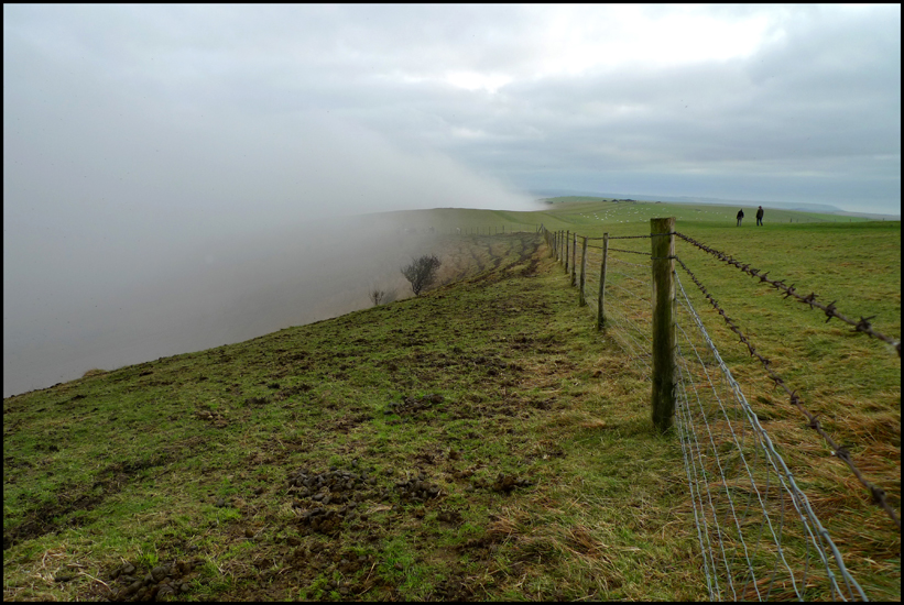 Saturday January 5th (2013) Mist to the north, clear to the south. width=