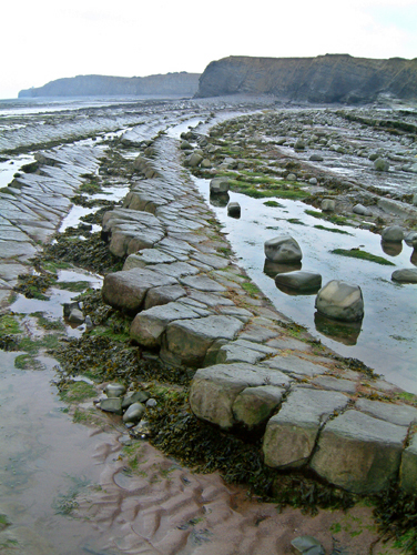 Sunday March 12th (2006) The Beach at Kilve width=