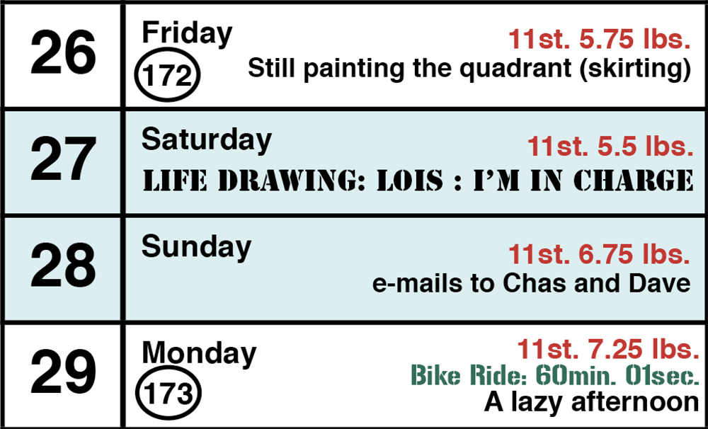 Saturday November 3rd (2018) e-mails to Chas and Dave width=