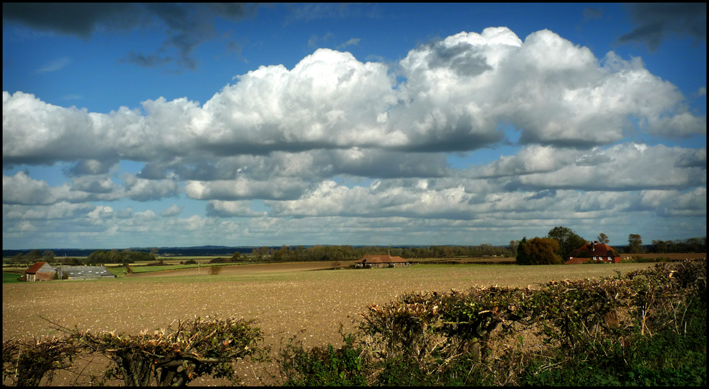 Saturday October 22nd (2011) Lines and lines of clouds width=