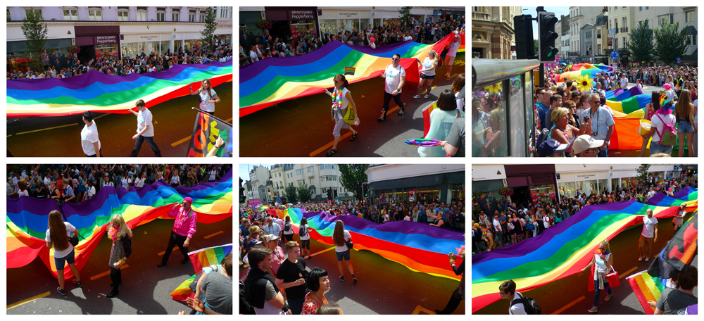 Monday August 3rd (2015) A really long banner/flag width=