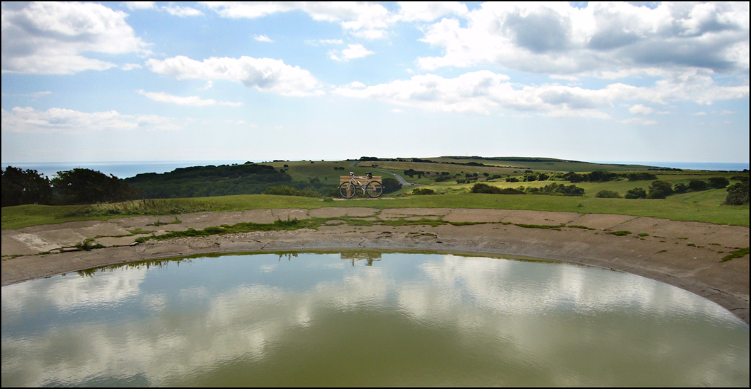 Friday July 22nd (2011) A new bench at the dew pond. width=