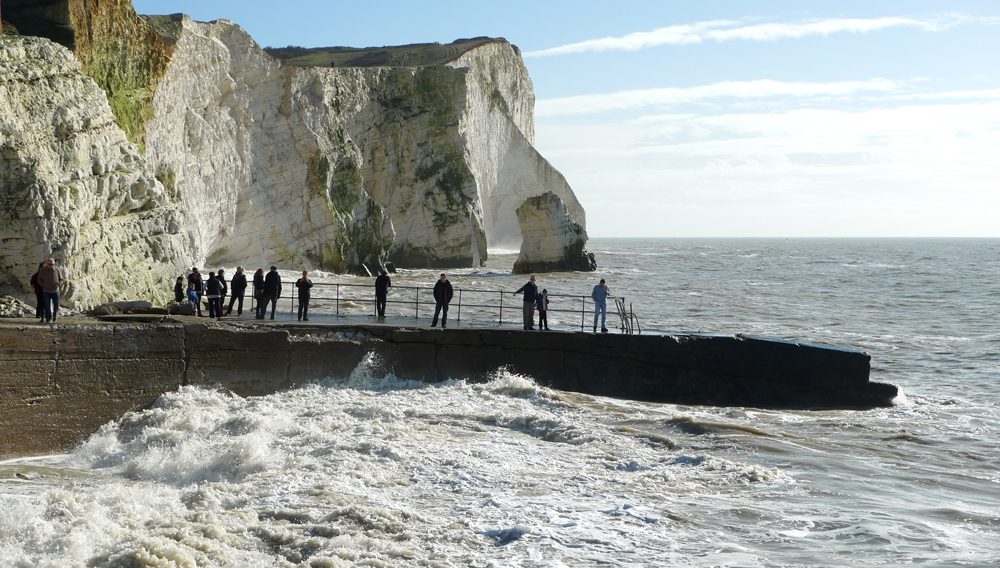 Sunday February 16th (2014) Watching the waves ... width=