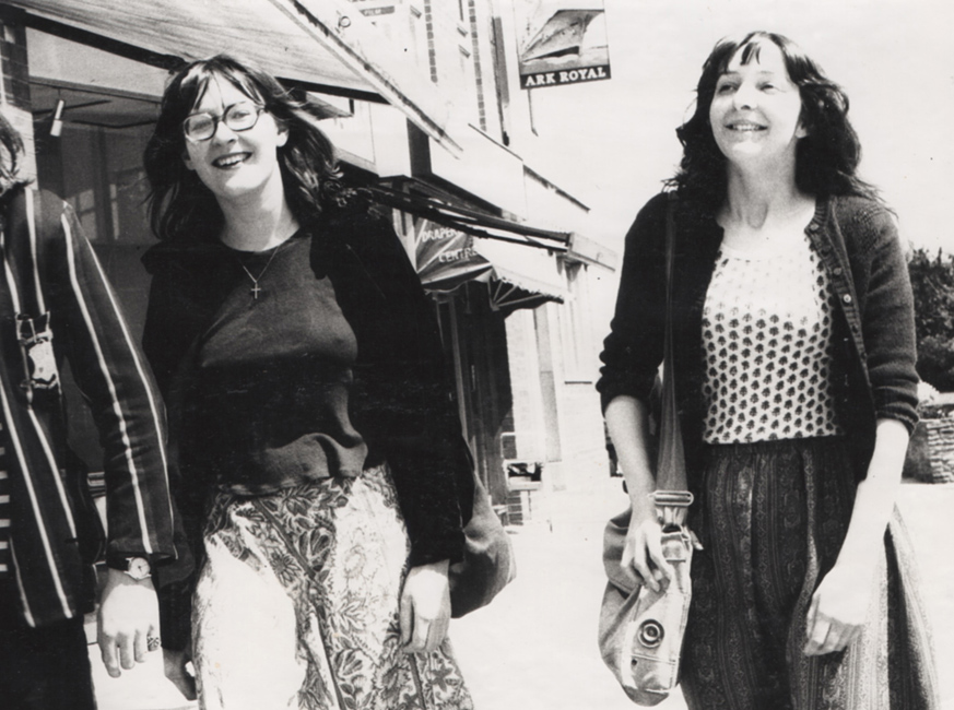 Wednesday April 15th (2026) Simon, Steph and Joyce passing the Ark Royal width=