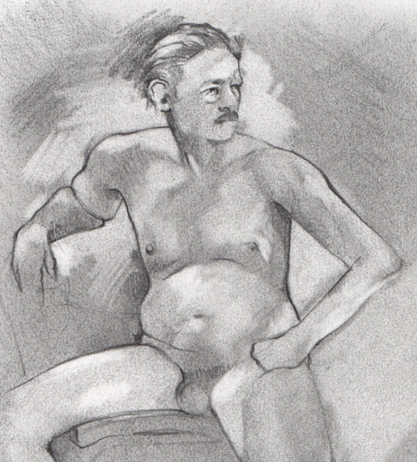 Friday October 24th (2025) Life Drawing at the All Saints Centre width=