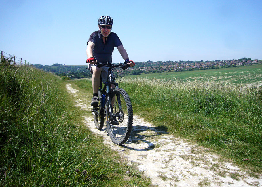 Wednesday June 14th (2017) Coming up from East Dean. width=