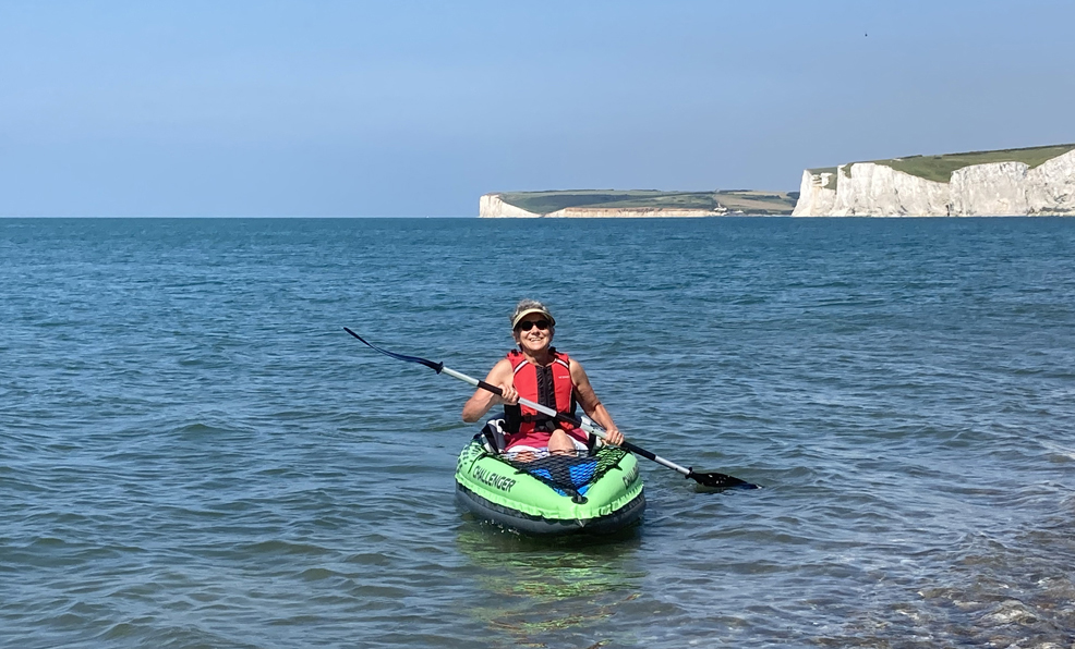 Thursday July 22nd (2021) Kayak at Birling Gap width=