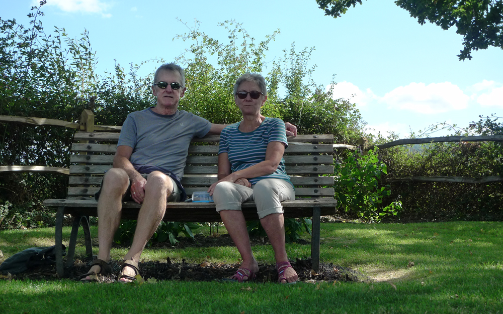 Friday August 30th (2019) Jude and I take a well earned late lunch ... width=