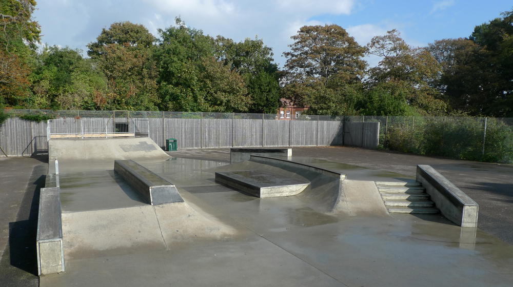 Saturday October 8th (2016) Empty skate park. width=