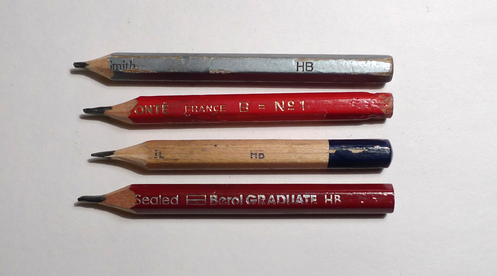 Sunday October 7th (2018) Using up old pencils ... width=