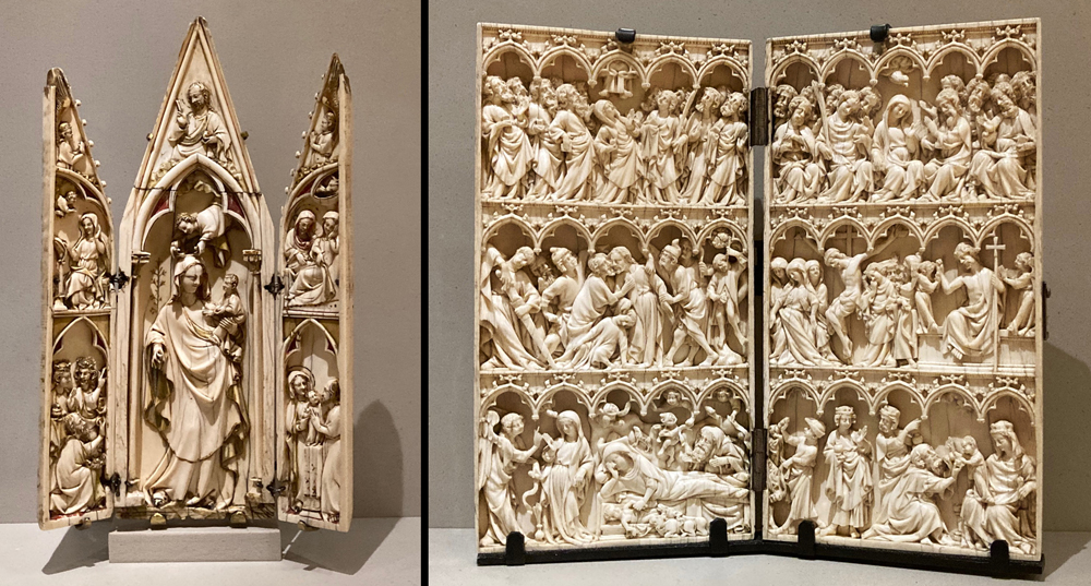 Monday March 14th (2022) Triptych and Diptych from the 14th Century width=