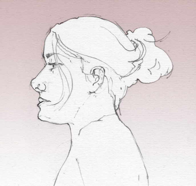 Thursday August 26th (2021) Scarlet in profile width=