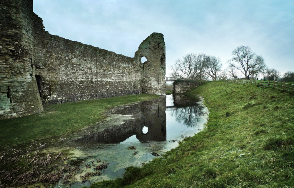 Saturday January 23rd (2021) Pevensey Castle width=