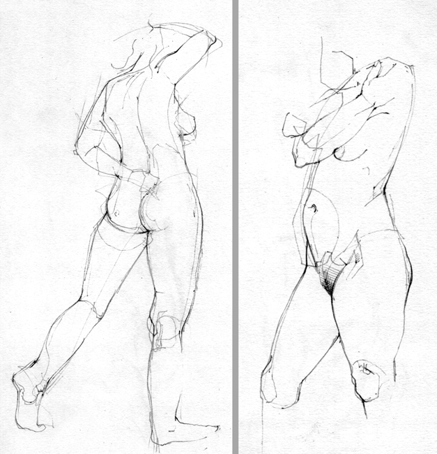 Friday March 13th (2026) Life drawing at the All Saints centre width=