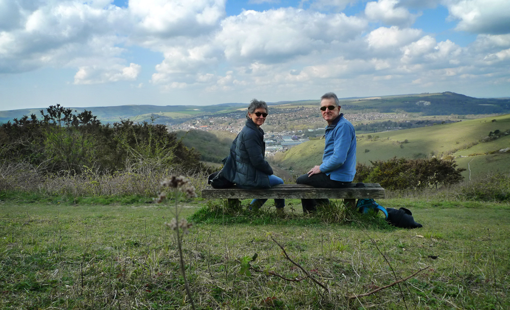 Friday April 16th (2021) Overlooking Lewes .... width=