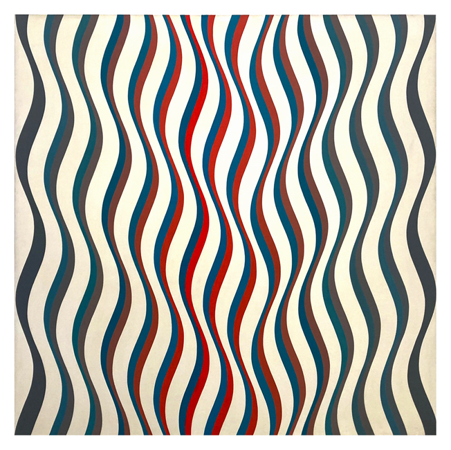 Saturday January 24th (2026) Bridget Riley painting from 1967 width=