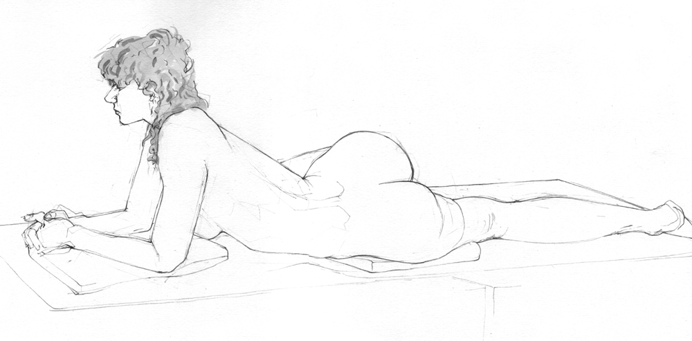 Thursday August 12th (2021) Life Drawing from Friday 13th August. width=