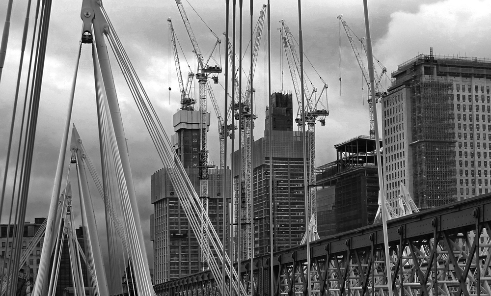 Wednesday February 14th (2018) Cranes on the South bank. width=