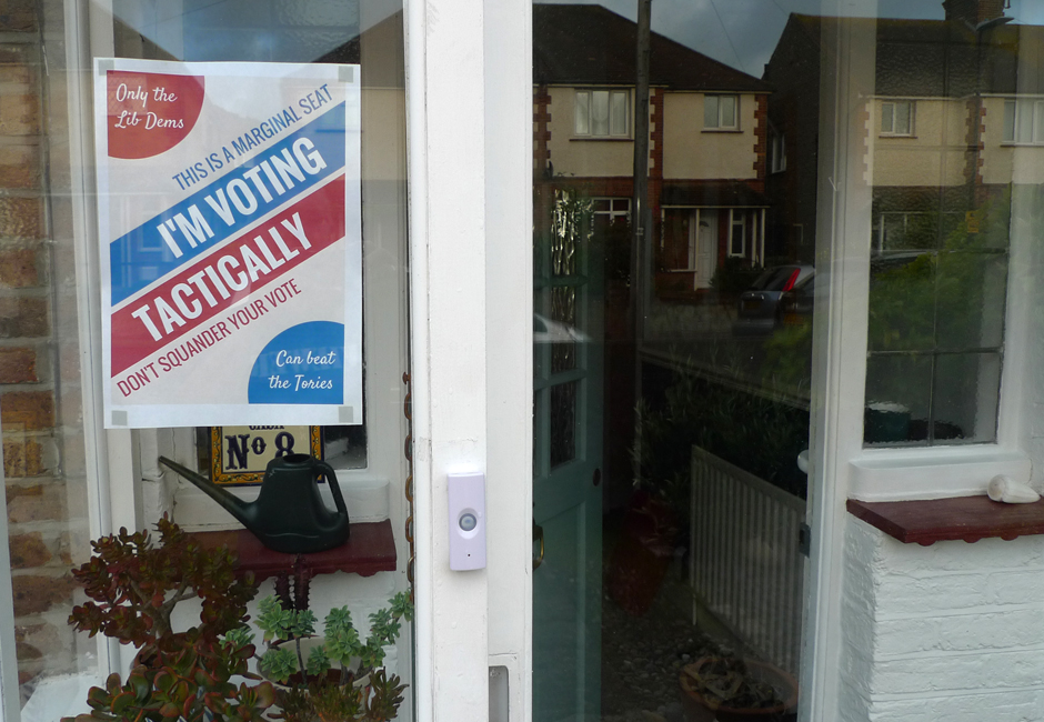 Thursday June 8th (2017) I'm voting tactically. width=