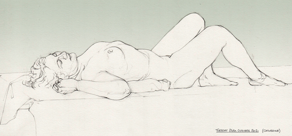 Thursday September 7th (2023) Looking forward to tomorrow's life drawing session. width=