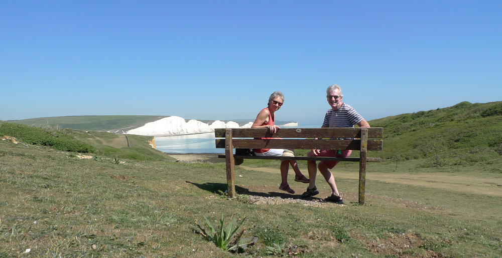 Thursday May 21st (2020) Another walk and another bench. width=