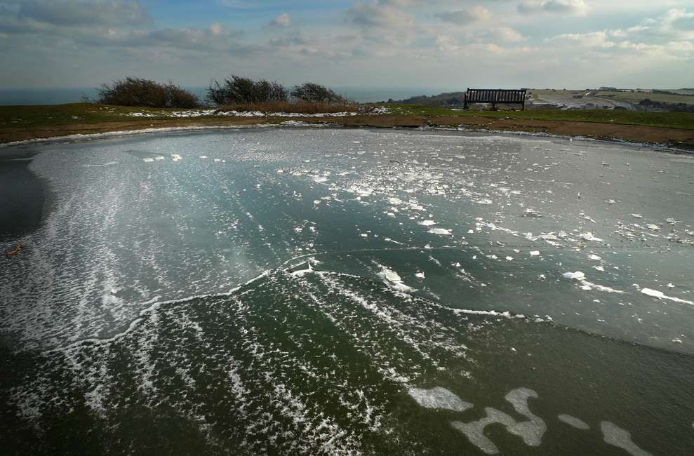 Thursday February 11th (2021) The second dew pond. width=