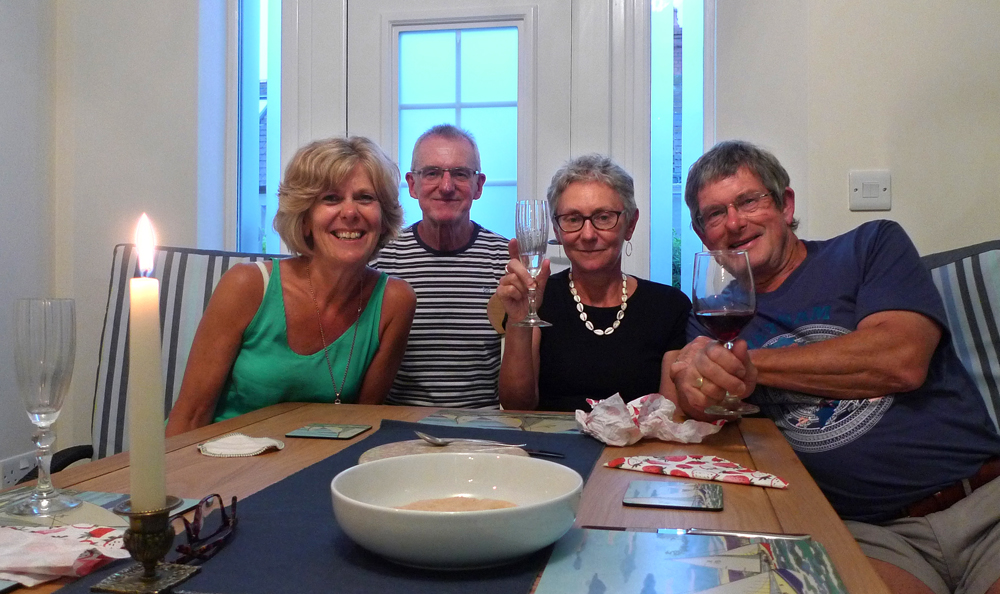 Thursday July 11th (2019) Chicken curry and Champagne. width=