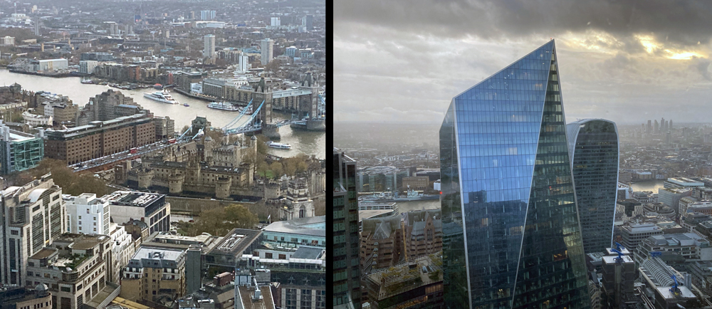 Sunday December 3rd (2023) Views from the 38th floor of 30 St.Mary Axe (The Gherkin) width=