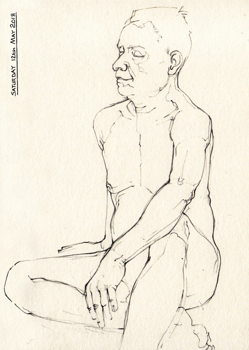 Saturday May 12th (2018) Life Drawing today ... width=