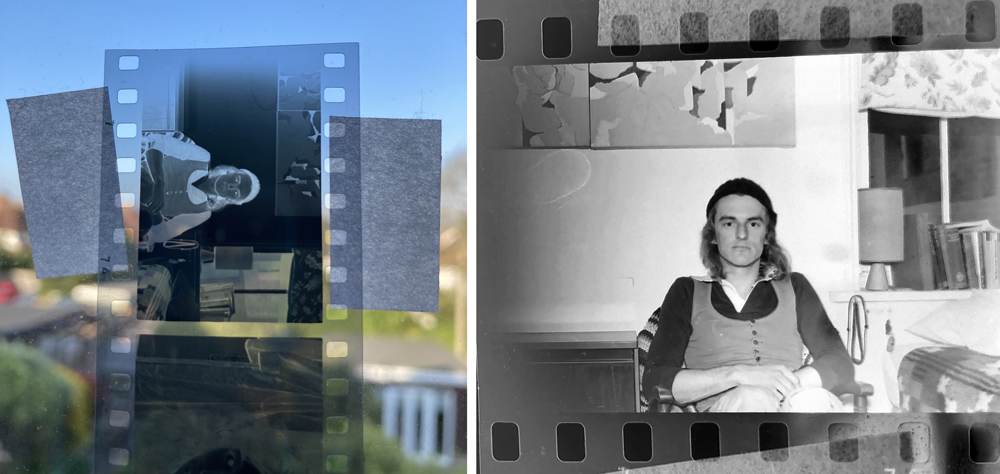 Tuesday April 21st (2026) Messing about with an old black and white negative width=