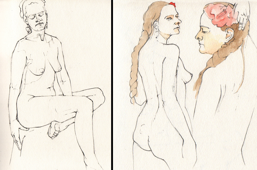 Saturday September 9th (2017) Life Drawing today ... width=