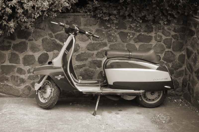 Saturday March 31st (2018) Sepia Scooter for Laurie width=