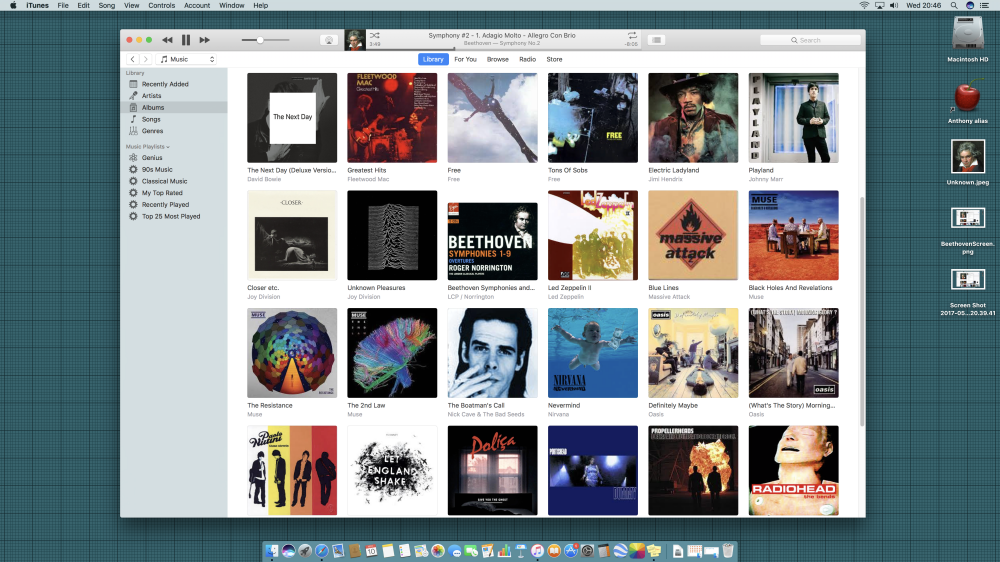 Wednesday May 10th (2017) Musical Taste width=