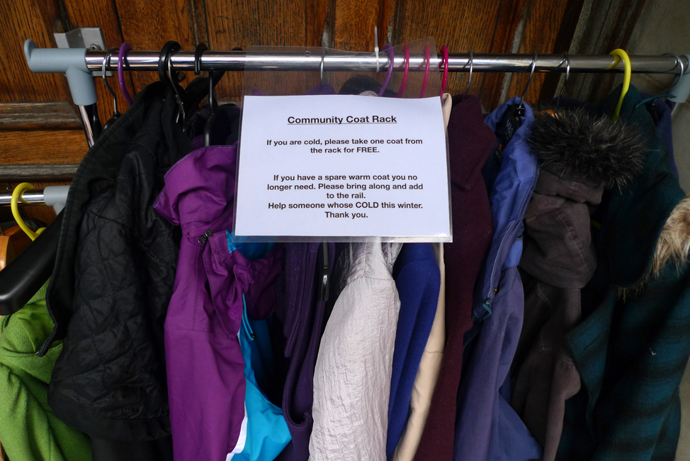 Friday November 30th (2018) Free coats for the needy width=
