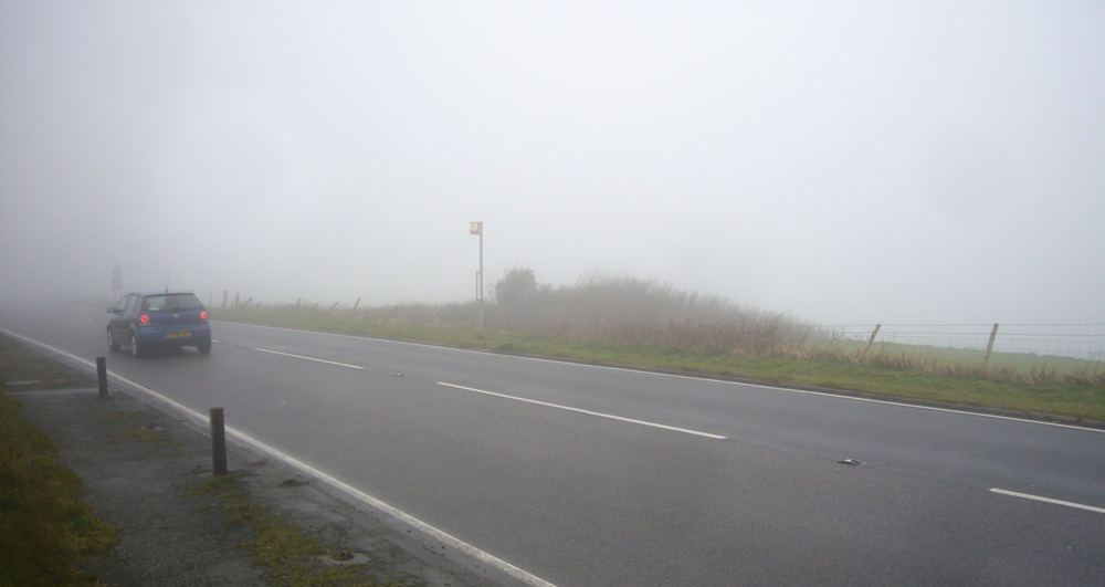 Tuesday December 19th (2017) Misty up top. width=