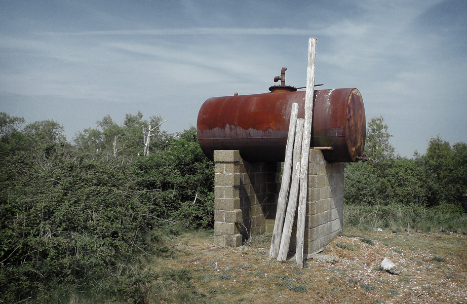 Friday January 13th (2017) Rusting tank with poles width=