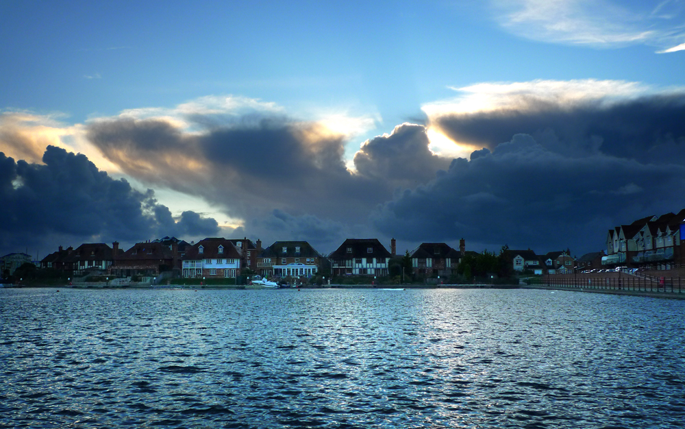 Monday November 1st (2021) Clouds over Sovereign Harbour width=