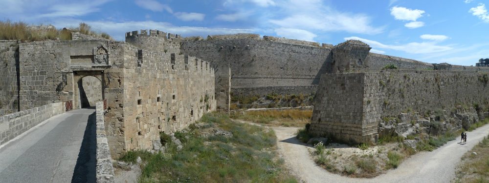 Tuesday May 16th (2023) Our first view of the city walls width=