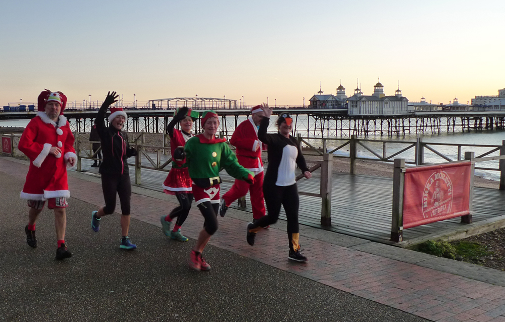 Tuesday December 24th (2019) Early morning runners width=