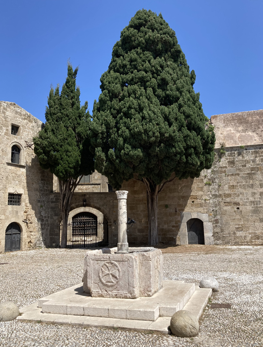 Thursday May 25th (2023) Another beautiful square in Rhodes width=