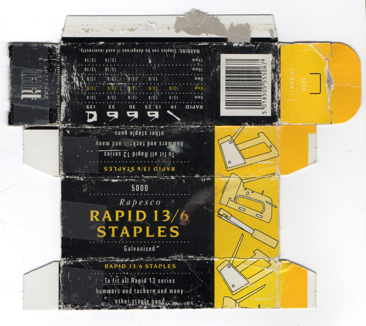 Friday January 25th (2019) I've just run out of staples ... width=