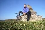 An early morning ride out to the Sarsen Stone at Flagstaff Point.