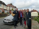 Archie, Simon, Lucy and Gail come for lunch ...