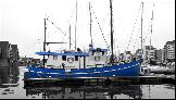 Blue boat ...